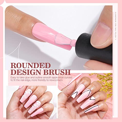 Glamonade- Peach Pink Quick Dry Non Toxic Nail Polish Glossy And Trendy For Diy Nail Art Manicure At Home Salon #TOP2
