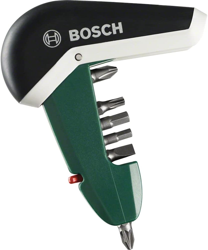 Bosch Pocket Screwdriver Bit Set, 7 Pieces, For Basic Screwdriving With 25mm Screwdriver Bits