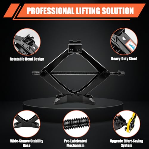 nkpyln 3 Ton Scissor Jack Kit