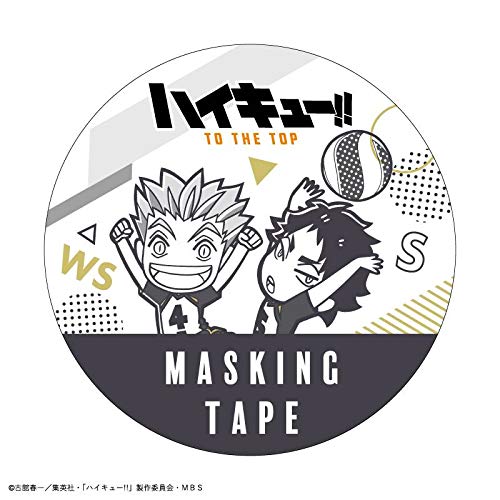 Amazon.co.jp: ハイキュー！！マスキングテープ／梟谷学園高校＿キャラ