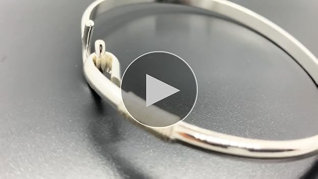 Ritastephens Sterling Silver Horseshoe Bangle Cuff Bracelet