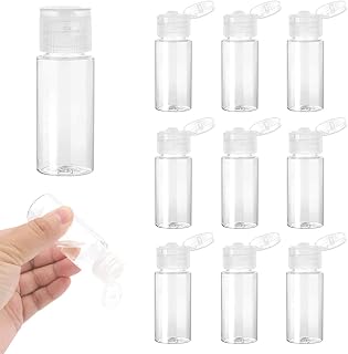 6 Piezas Botellas De Viaje Para Rellenar, 15 Ml, Unidades De Botellas Líquidas, Botella De Plástico Transparentes Recipiente Para Champú, Loción, Cosméticos, Gel De Ducha