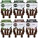 Leafy - Backflow Incense Cones for Waterfall - Scented Inscents-Cones - Peppermint, Citronella, Pine, Cedar, Eucalyptus, Lemongrass - Insiensos Aromaticos - 6x10=60 Large Variety Pack