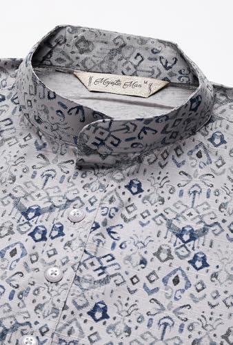 Image of Majestic Man Men's Cotton Regular Fit Casual Kurta