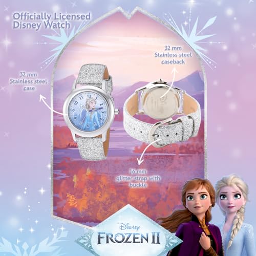 Disney Frozen Kids' Stainless Steel Time Teacher Analog Quartz Strap Watch3