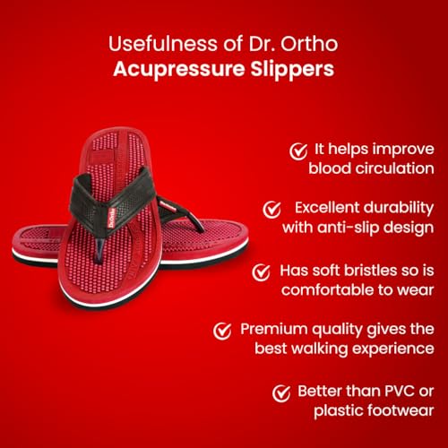Image of Dr.Ortho Orthopedic Slippers | Acupressure Slippers | Flip-Flops | For Men & Women's Slippers
