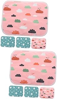 PRETYZOOM 8 Peças Tapete De Xixi Para Animais De Estimação Almofadas De Xixi De Rato Pequenos Animais De Estimação Tapetes De Fraldas Hamsters Forros De Gaiola Coelhos Forros De Gaiola