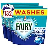 Fairy Non Bio Platinum Washing Pods Extra Stain Removal (44ctx3) 132ct