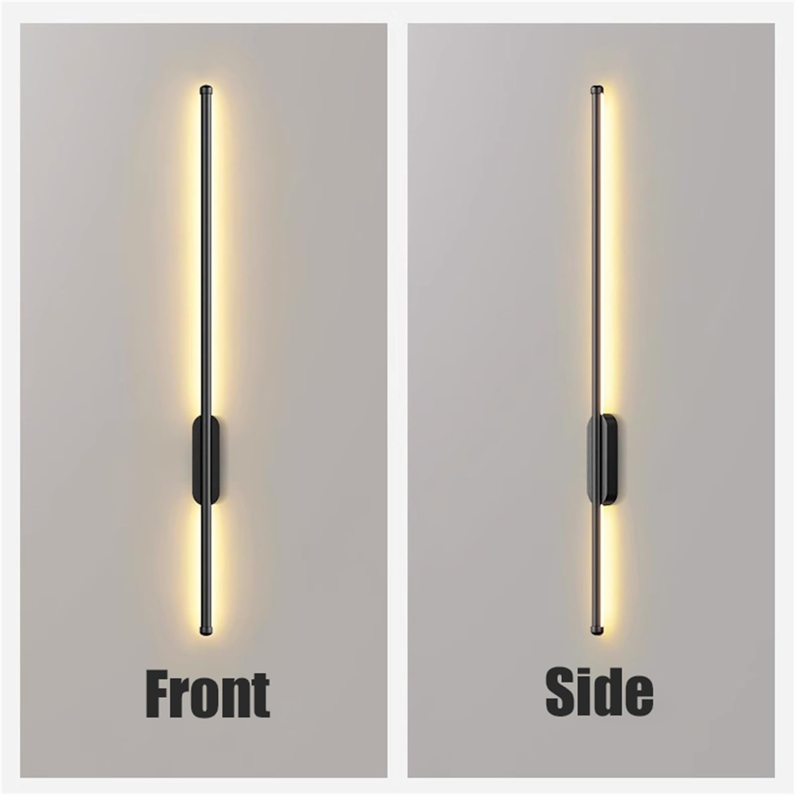 Lampada da Parete a LED per Interni con Telecomando, luci dimmerabili 2700K-6500K 10%-100%, Applique Wireless Ricaricabili Tramite USB, a Batteria, Illuminazione Moderna in Metallo