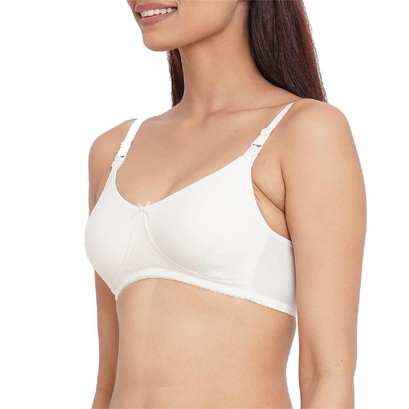 Image of Inner Sense Organic Cotton Bamboo Feeding Bra for Women Full Coverage I Non Padded Encircled Nursing Bra for Women with Side Support and Wirefree Design (Combo Pack)