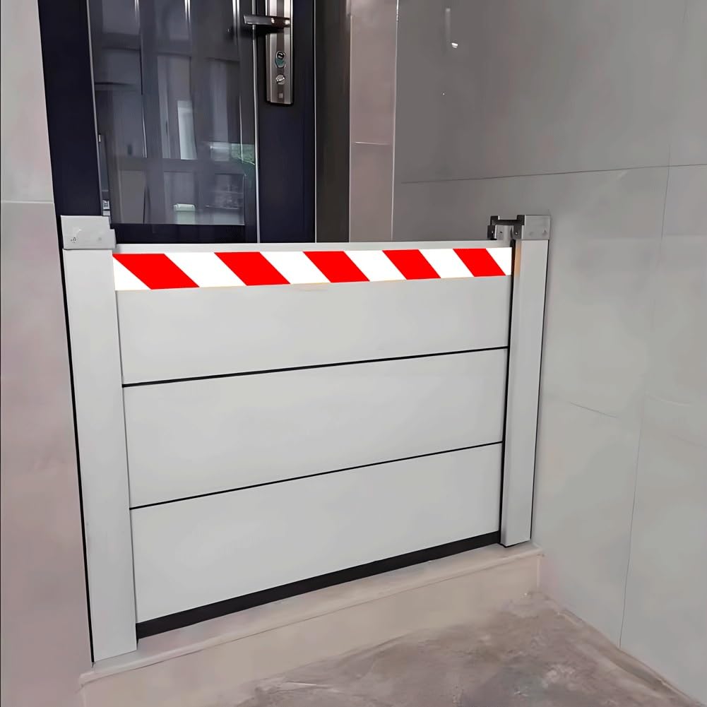 Joint porte garage barrière anti inondation amovible en aluminium de 40cm