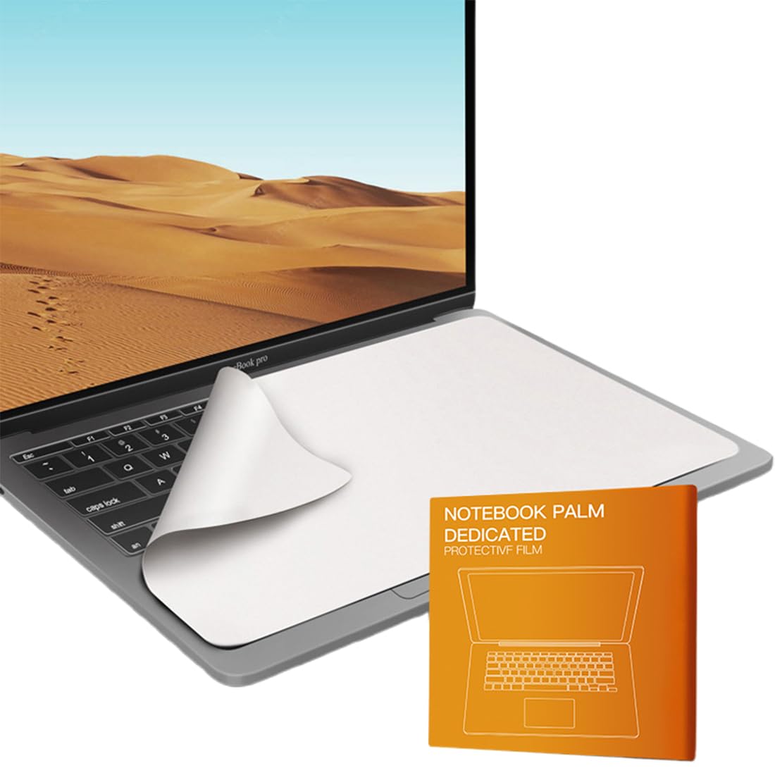 Protezione Tastiera, Panno in Microfibra per Pulizia Schermo e Tastiera, Compatibile con Mac Book Pro (15 Pollici e 16 Pollici)