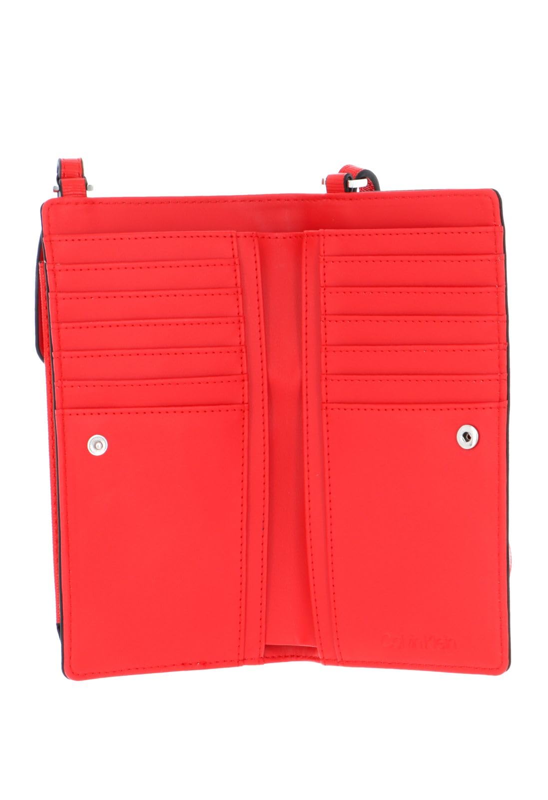 Calvin Klein borsa a tracolla portafoglio Phone Pouch XBody Vibrant Coral rosso