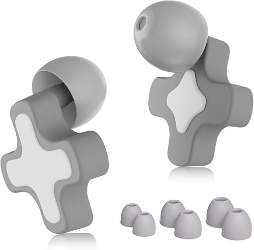 Tapones para los oídos para reducir el ruido del sueño, tapones para los oídos de silicona suave y reutilizable de alta fidelidad para conciertos,