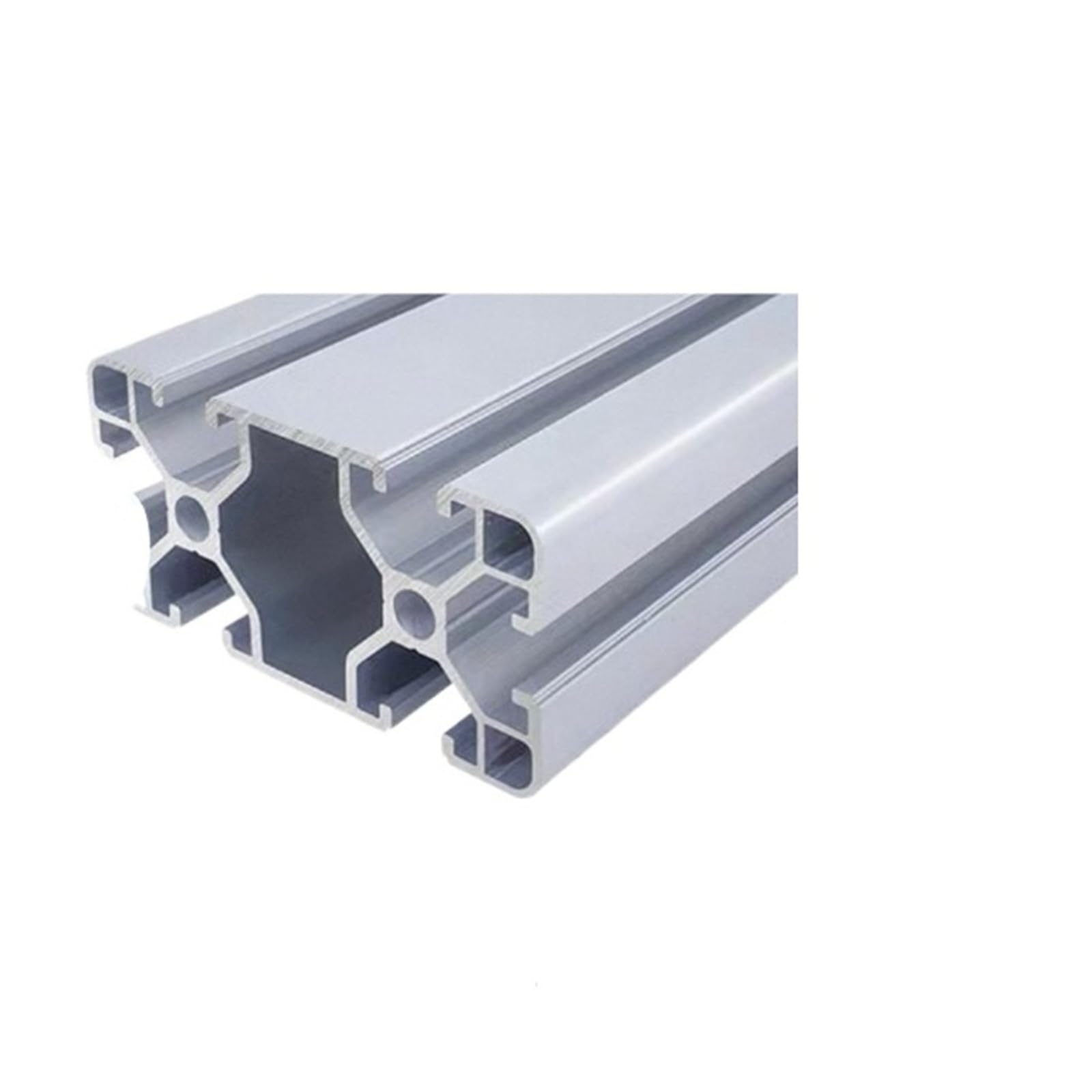 HHB18I Aluminum profile extrusion 4040/4080/40120 CNC aluminum profile 3D printer parts anode wire guide aluminum profile(500mm,1pc,OB4080)
