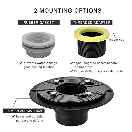 Orhemus DBASE-BK2IN 2 Inch Shower Drain Base Flange Kit thumb #1