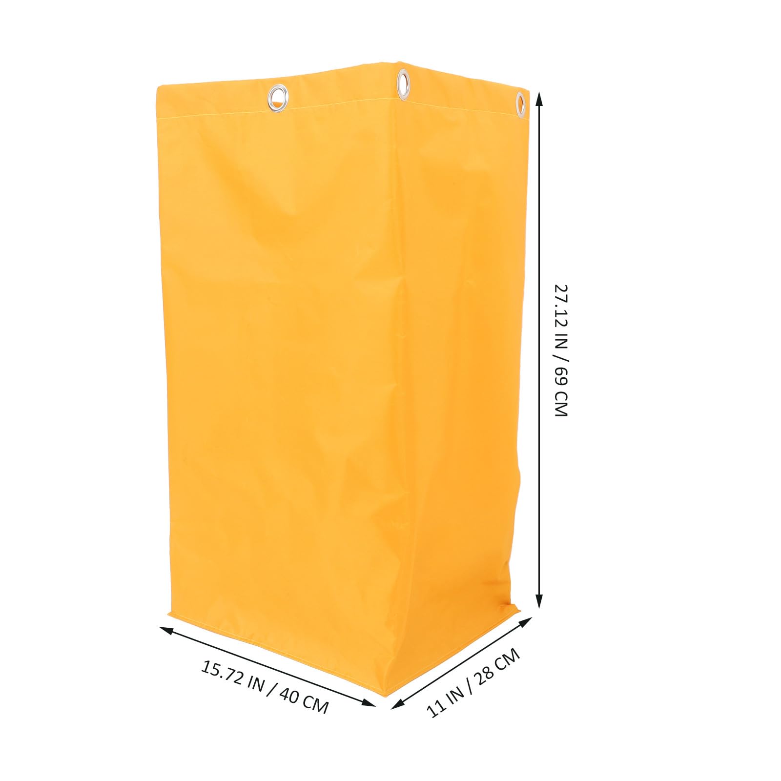 Amosfun Spritzwassergeschützte Reinigungstrolleytasche aus Canvas Große Aufbewahrungstasche für Gewerbliche Reinigungswagen Gepolstert Abnehmbar für Hotelwäschewagen und Mülltransport