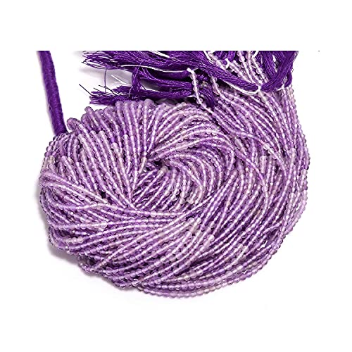 Perles en vrac améthyste violette 2mm perles de pierres précieuses au fil