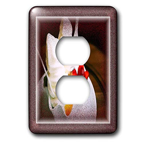 Coque de protection 2 prises de courant motif yaourt 3dRose lsp_24141_6 pour cuisine