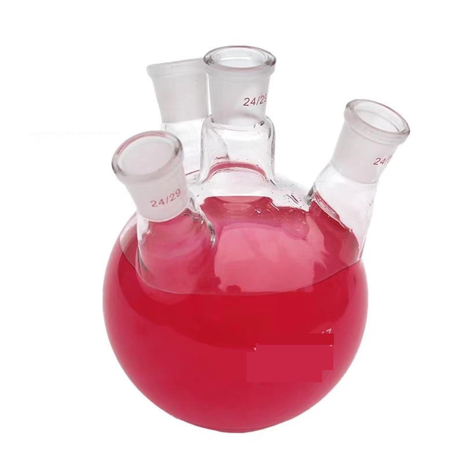 Matraz de vidrio para laboratorio, Matraz de destilación de cuatro bocas de vidrio de borosilicato 100 ml-2000 ml(250ml 24x4)