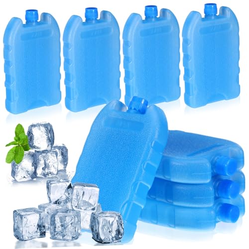 GALPADA 8 Piezas Bloques Congeladores Reutilizables para Aire Acondicionado Portátil Cajas de Hielo para Enfriadores de Aire Casa Oficina y Camping Accesorios para Bolsas Térmicas y