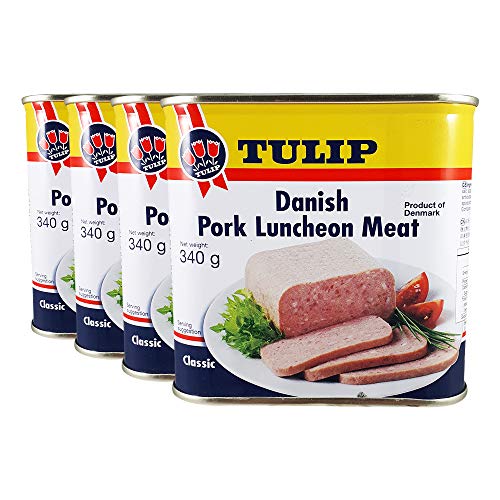 Image of Tulip Pork Luncheon Meat, 340g, Pack of 4 Product of Denmark