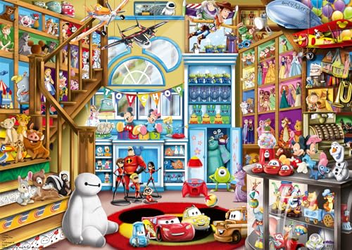 Ravensburger Disney- Pixar Toy Store 1000 Piece Jigsaw Puzzle for Adults – 12000527 – Handcrafted Tooling, Made in Germany, Every Piece Fits Together Perfectly