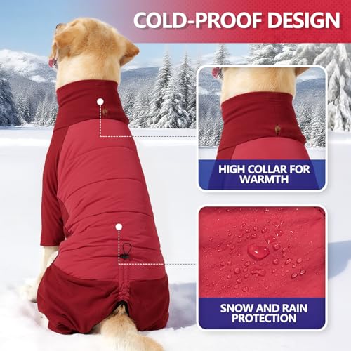 Veste coupe-vent en polaire avec col roulé isolant chien - 7