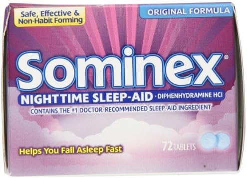 Original Formula Tablets, 72 Count by Sominex