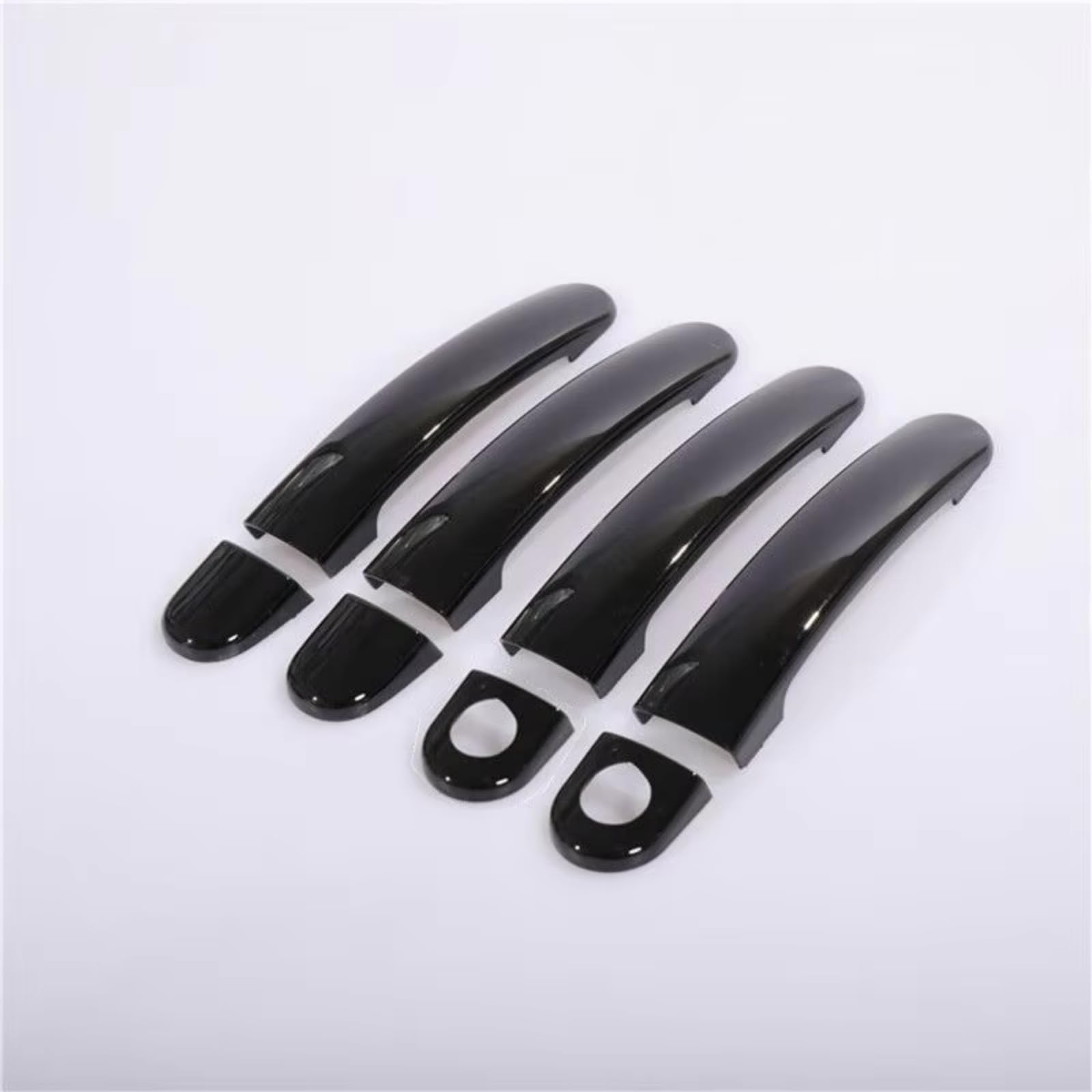 Tpsobru B Car Side Door Handle For Seat For Leon Mk2 1P Fr + Cupra 2006~2012 Gloss Lack Chrome Car Door Handle Covers Accessories Styling Stickers(B)
