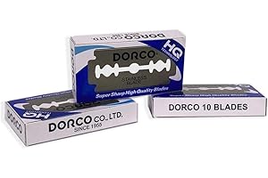 Dorco ST300 Platinum Extra Safety Razor Blades: 100 Premium Double Edge Blades