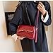 2025 Shoulder Bag for Women PU Leather Shoulder Purse Tote Bag Crossbody Purses for Women Trendy with 2 Removable Straps, Crocodile Red