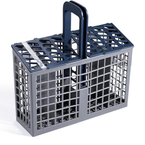 Dishwasher Cutlery Basket (9 x 3 x 10.3 inches) Fit For samsung DD82-01112A / DD94-01013A / DD97-00250A Silverware Utensil Basket - Competible With Samsung whirlpo-l Bosch etc. Parts DD82-01384A