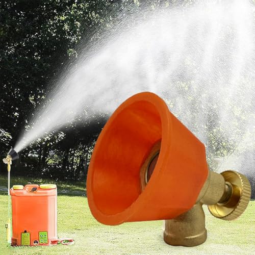 Image of Adjustable Brass Sprayer Nozzle with Windproof Cap High-Pressure Mist Nozzle for Agriculture Sprayer Pump, Garden, Grass Sprinkling Misting Fogger 2 Spray Modes Nozzles