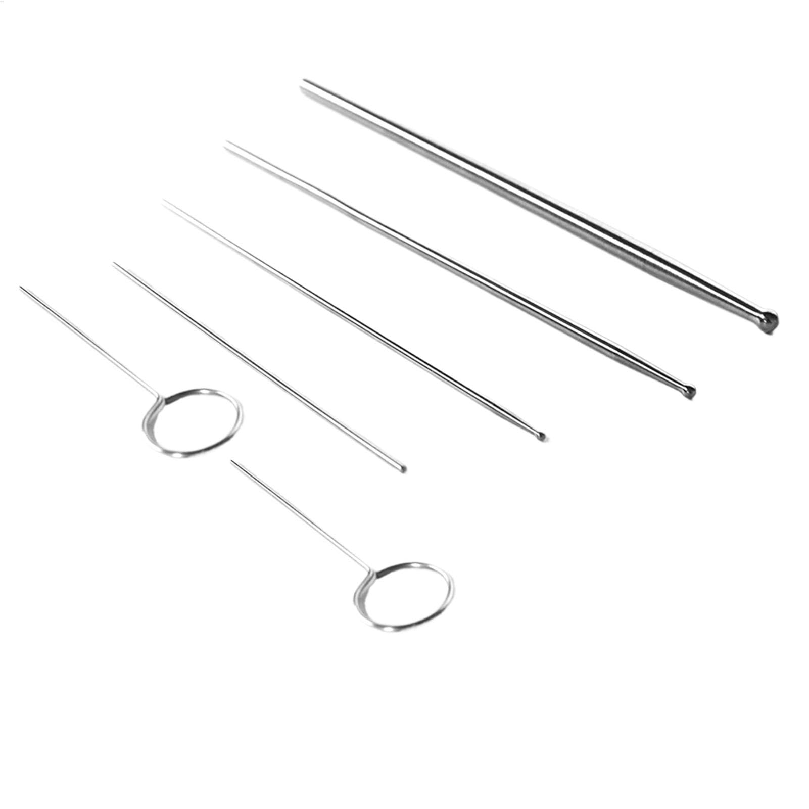 Snake Probe, Snake Kit | Professional Round Ball Tip Problems Set For Reptile,Detection Tools, Multifunctional Snake Accessories, Reptiles Snake Sexing Pr
