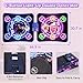 Dance Mat Toys for 3-12 Year Old Girls Boys, Dance Mat for Kids with Light Up 12-Buttons & 5 Game Modes, 2 Player Electronic Dance Pad Toys, Birthday Xmas Gifts for 3 4 5 6 7 8 9 10+ Year Old Kids