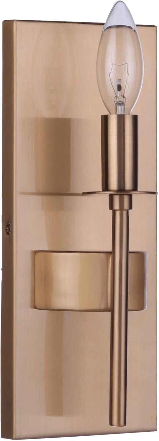 Craftmade Larrson 1 Light Wall Sconce Brushed Polished Nickel