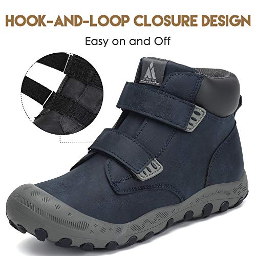 Mishansha KIDSHIKINGN024BL27 Kids Hiking Boots Toddler Girls Boys Hiking Shoes Water-Resistant Anti-Collision Non-Slip Athletic Outdoor Trekking Boots thumb #4