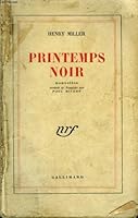 PRINTEMPS NOIR (DU MONDE ENTIER) 2070244806 Book Cover