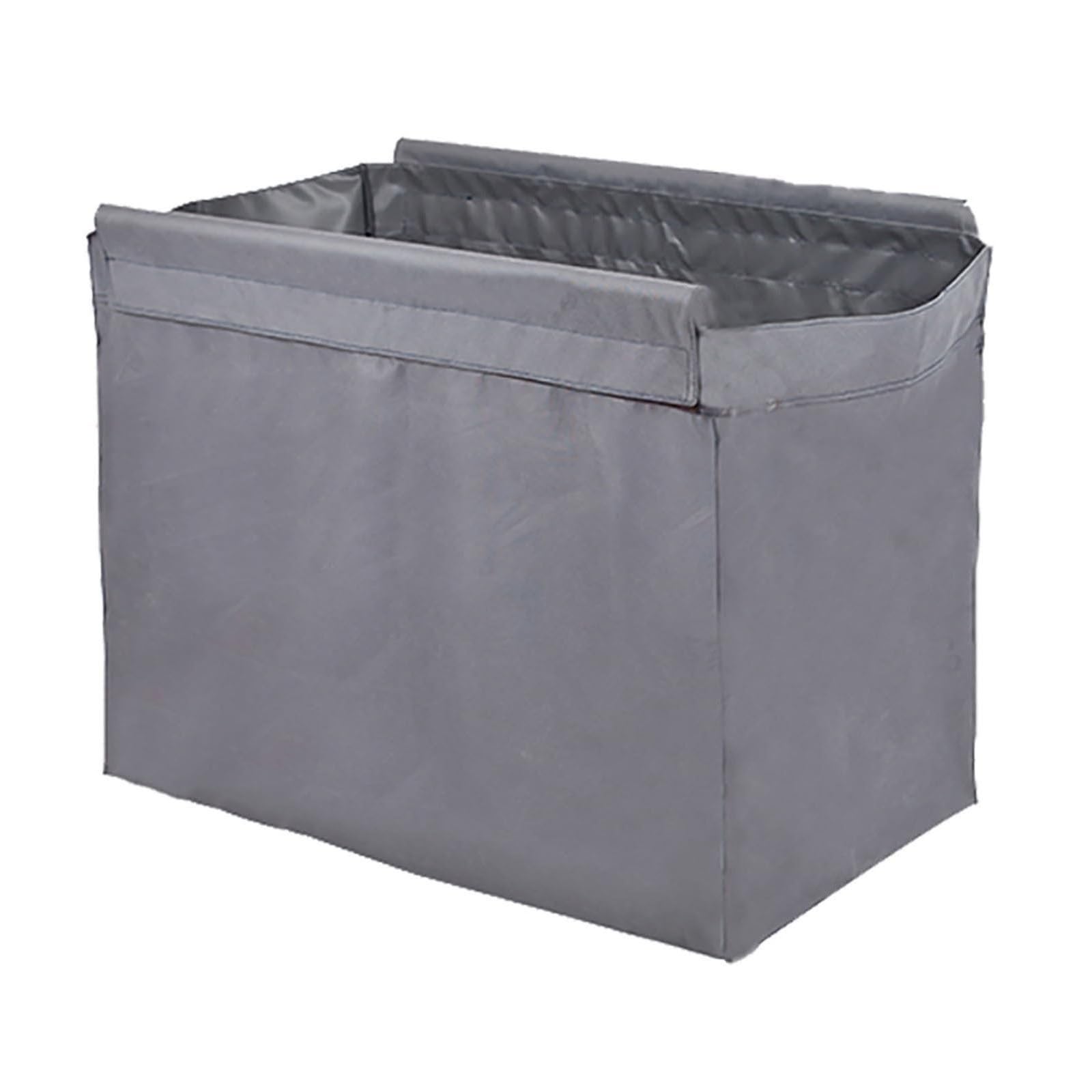 Qicbying A Large Capacity Commercial Laundry Cart Replacement Bags, Laundry Cart Oxford Cloth Liner Bag, Removable Waterproof Bag Replacement Bag, 350-400L Folding Basket Cart Trolley Replacement Bag(,77*44*60C