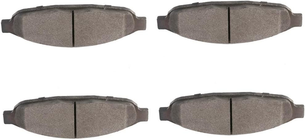 SCITOO D997 Semi-Metal Brake Pads Kits Front Replacement For Chrysler Pacifica 2004-2008