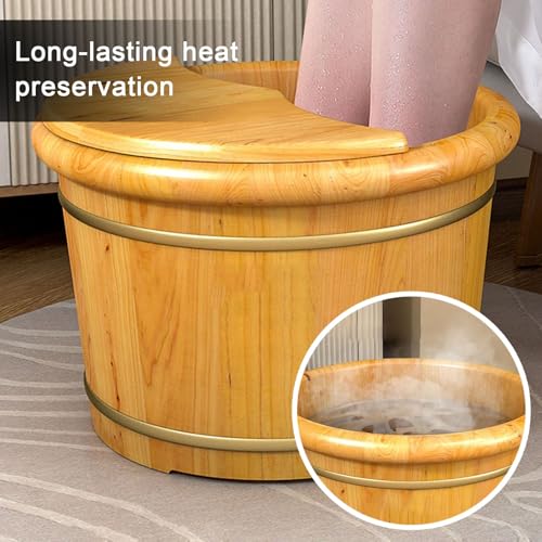 Cubeta de Madera para Baño de Pies con Masaje miniatura 4