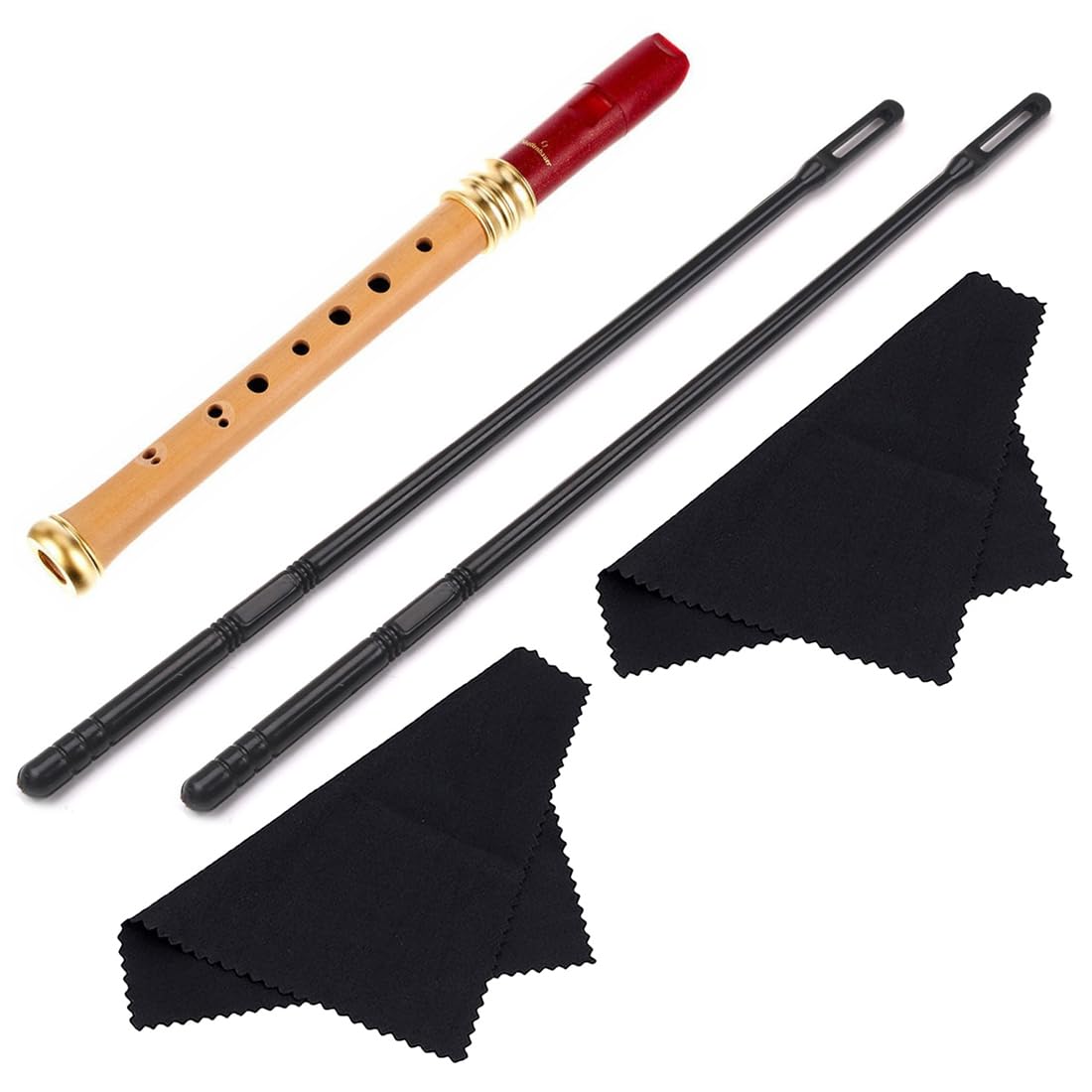 Set Di Pulizia Per Flauto Traverso - 2 Pezzi Con Bastoncino E Tovagliolo - Per Pulizia Interna Ed Esterna - Foto 10