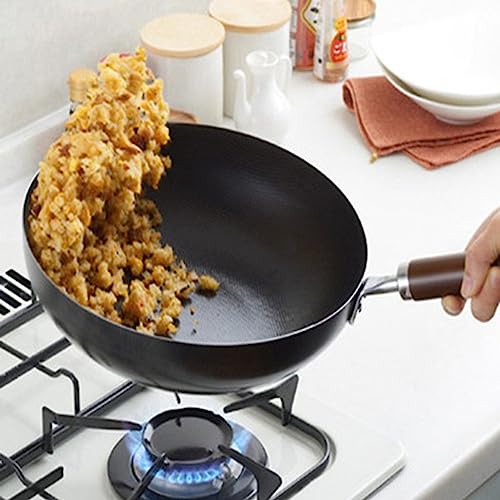 Wok de acero al carbono 28 cm con tapa de vidrio miniatura 5