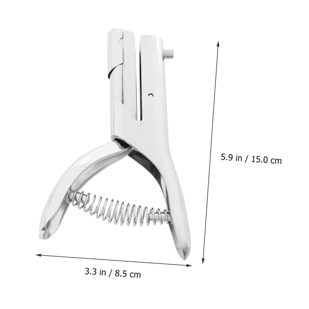 Punzonatrice Heavy Duty per Carta con Slot Raccolta Forniture Ufficio e Fai da Te Profondità Design Stabile e Pratico per Biglietti da Visita e Foto