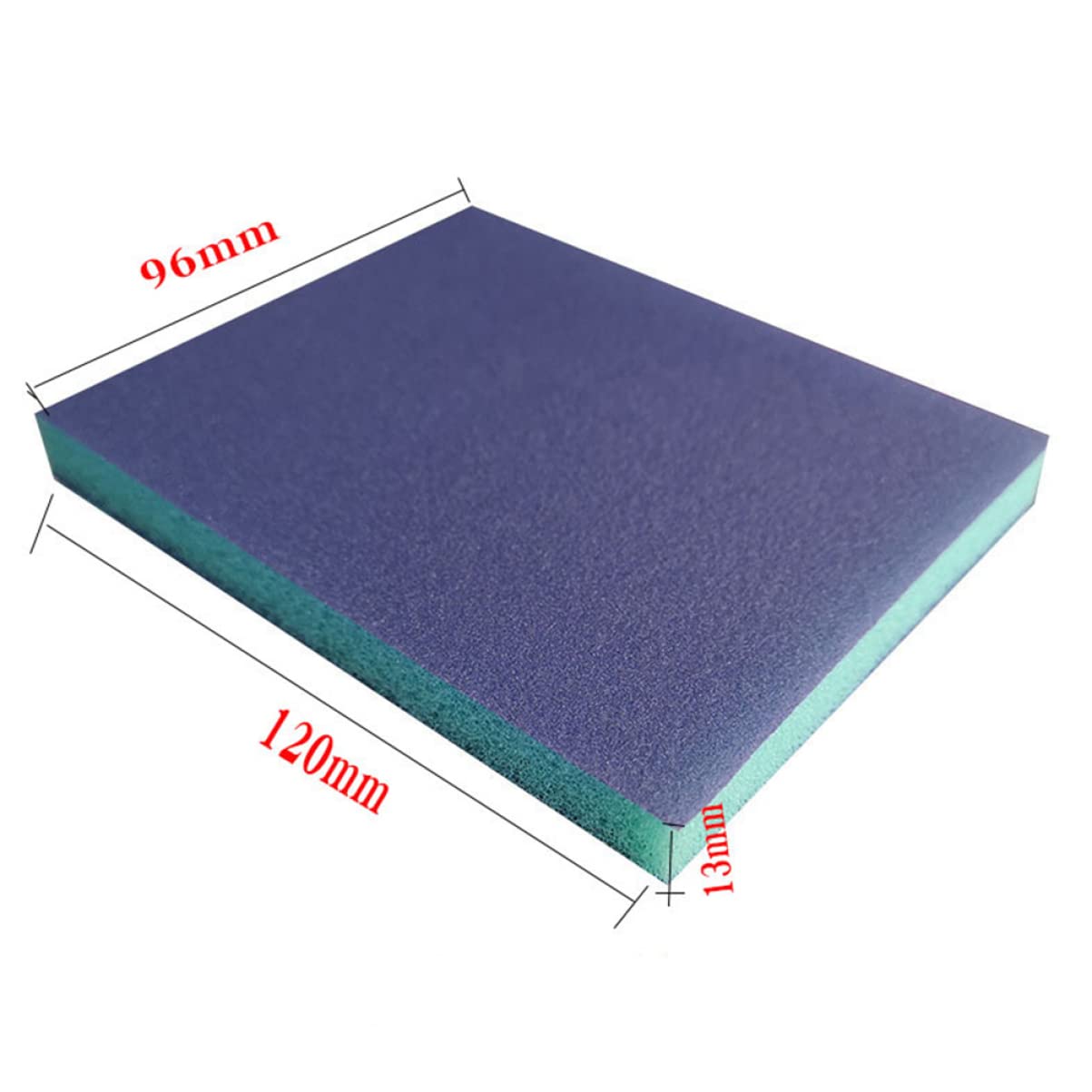 16 Piezas for Herramienta de Limpieza Lijado - Muebles duraderos Madera Carpintería Pulido Bloques de Pared Bloques de Cocina Esponja abrasiva Abrasión Molienda Almohadilla de Piso Mano/707 (Color :