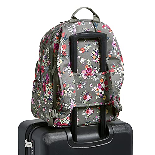 Vera Bradley Women's Cotton Campus Backpack, Hope Blooms - Recycled Cotton, One Size - Image 5