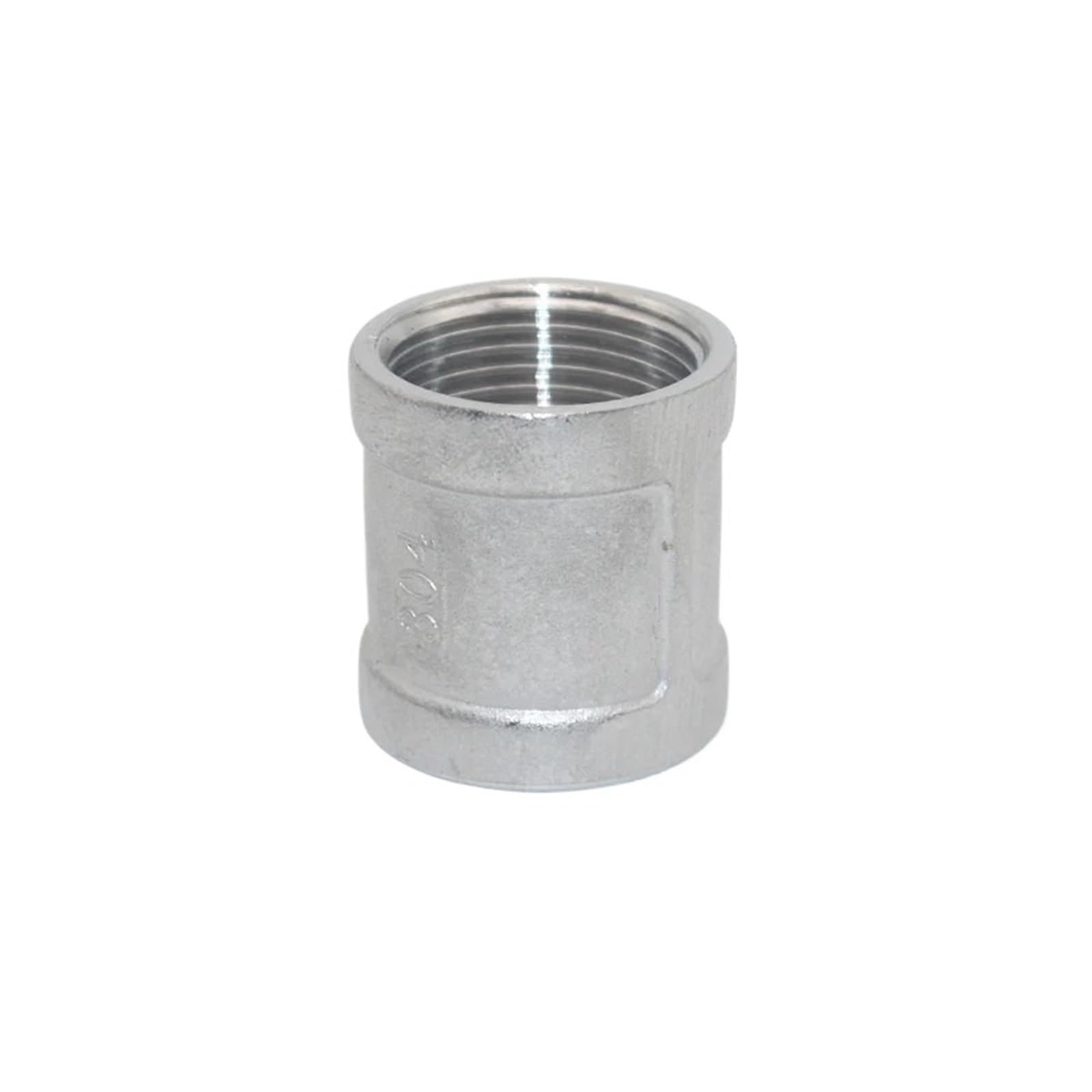 Wewnętrzny gwintowany zacisk rurowy ze stali nierdzewnej 304, złącze proste do podgrzewania wody 1/2 1/8" 1/4 "1 cm złącze rurowe (1,9 cm) Łącznik rurowy