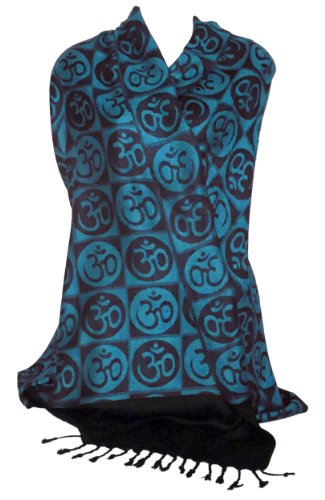 Om Symbol Circles Prayer Meditation Yoga Shawl Wrap