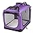 AVC Portable Soft Fabric Pet Carrier Folding Dog Cat Puppy Travel Transport Bag (Medium, Purple)